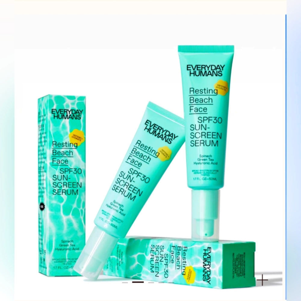 5/75$ EVERYDAY HUMANS Resting Beach Face SPF 30 Sunscreen Serum